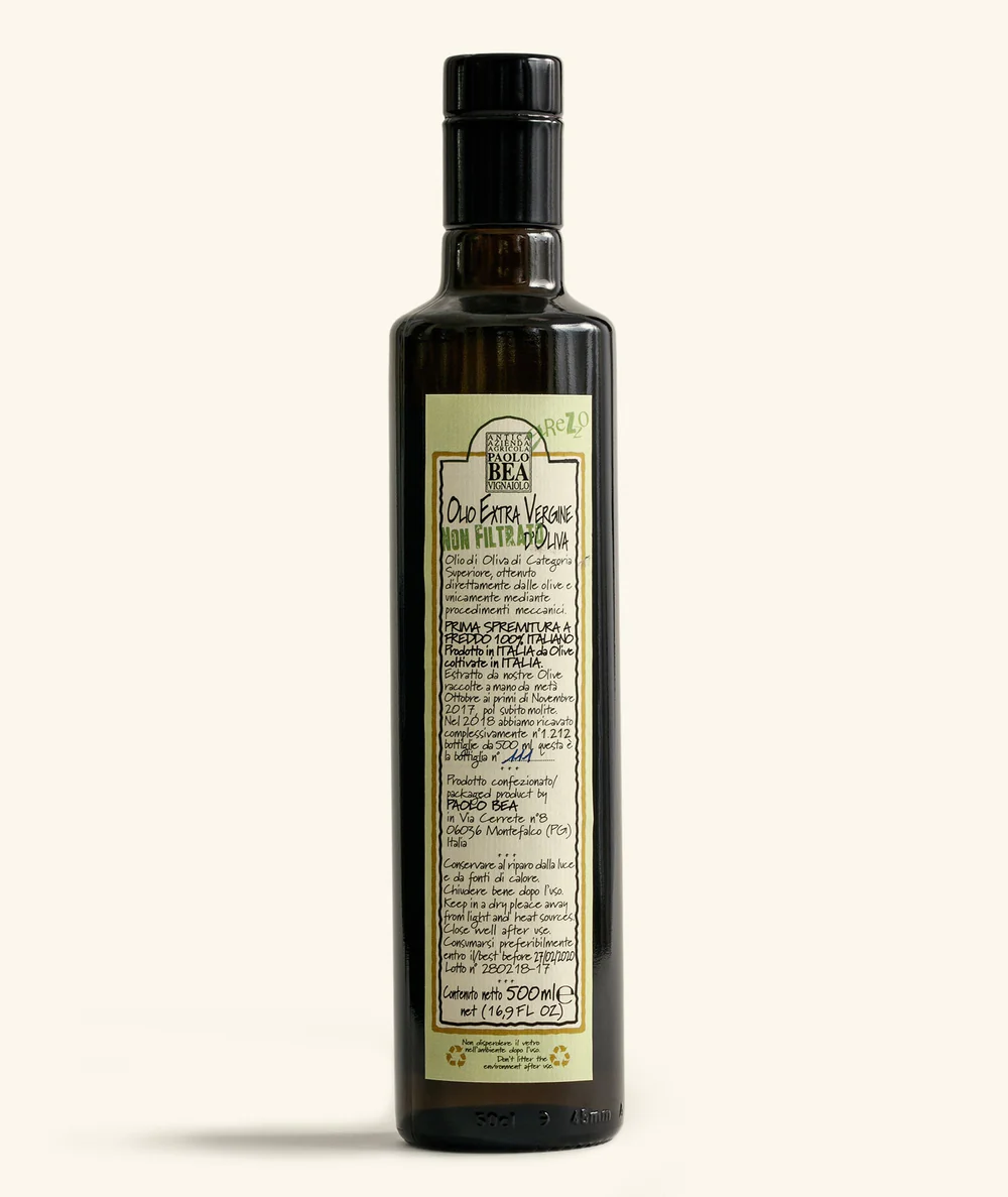 2021 Paolo Bea Grezzo Olive Oil 500ml